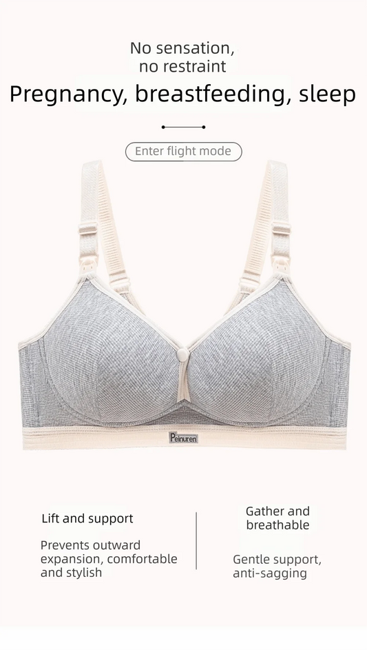 SerenityLatch™ – Wire-Free Cotton Nursing Bra