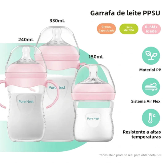 PureNest™ BPA-Free Anti-Colic Baby Bottle