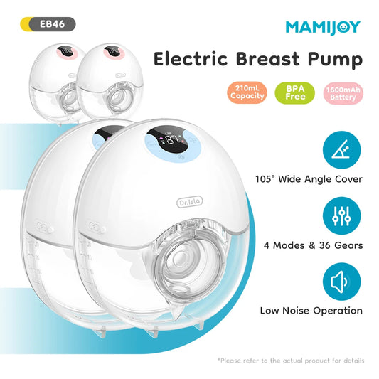 LumiFlow™ Hands-Free Wearable Breast Pump