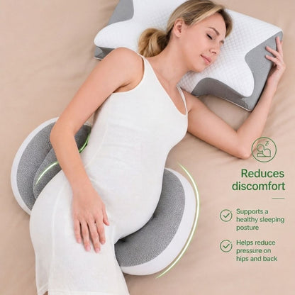 Almohada de apoyo para espalda y vientre SerenaNest™ para embarazadas