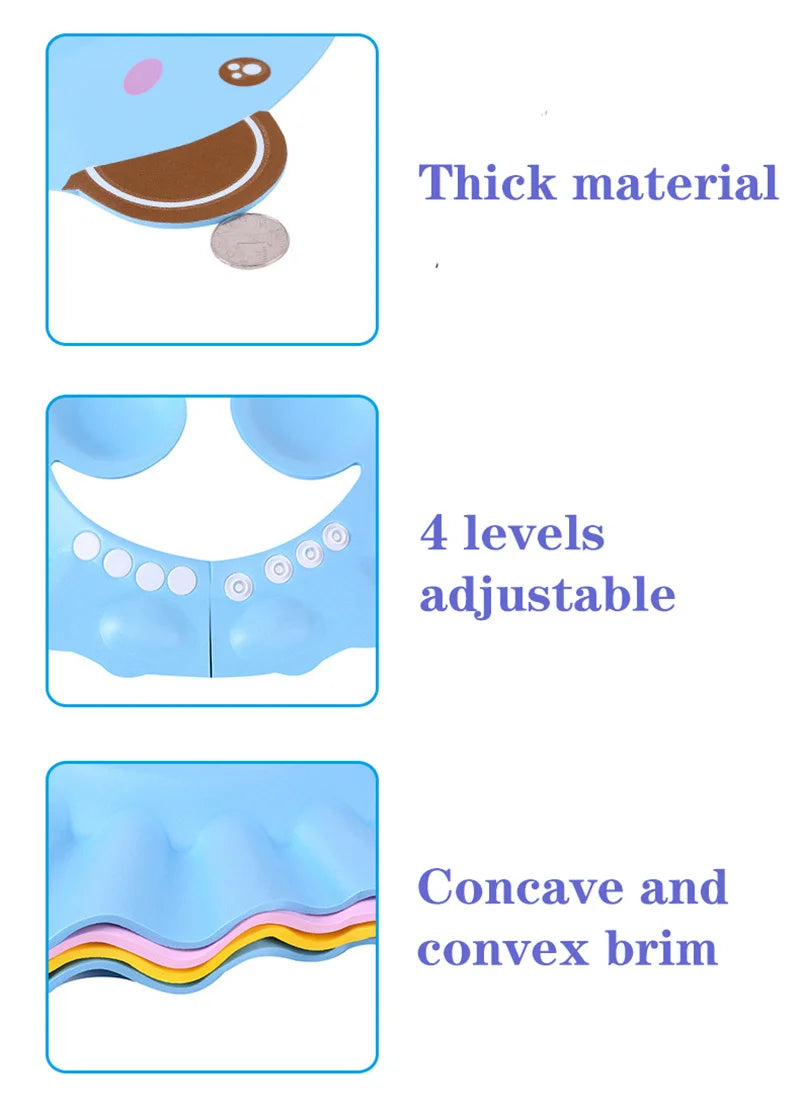 AquaHalo™ Adjustable Baby Shampoo Cap