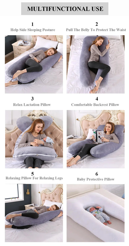 LunaCare™ Full Body Pregnancy & Nursing Pillow