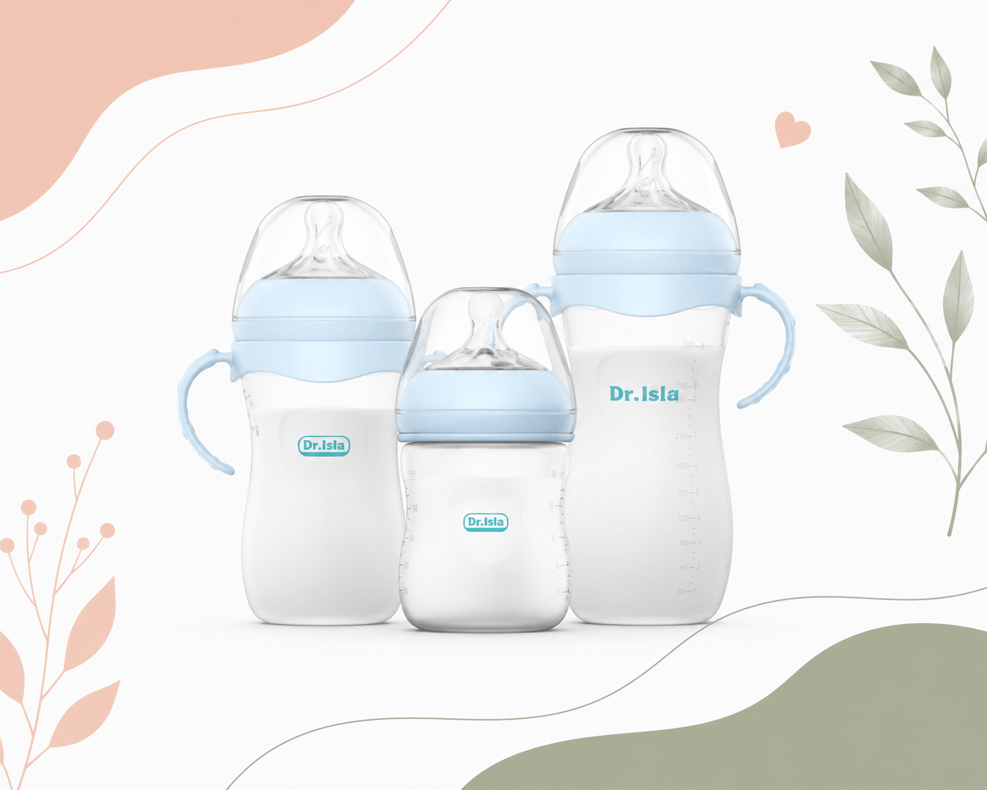 PureNest™ premium baby bottle made with food-grade materials
