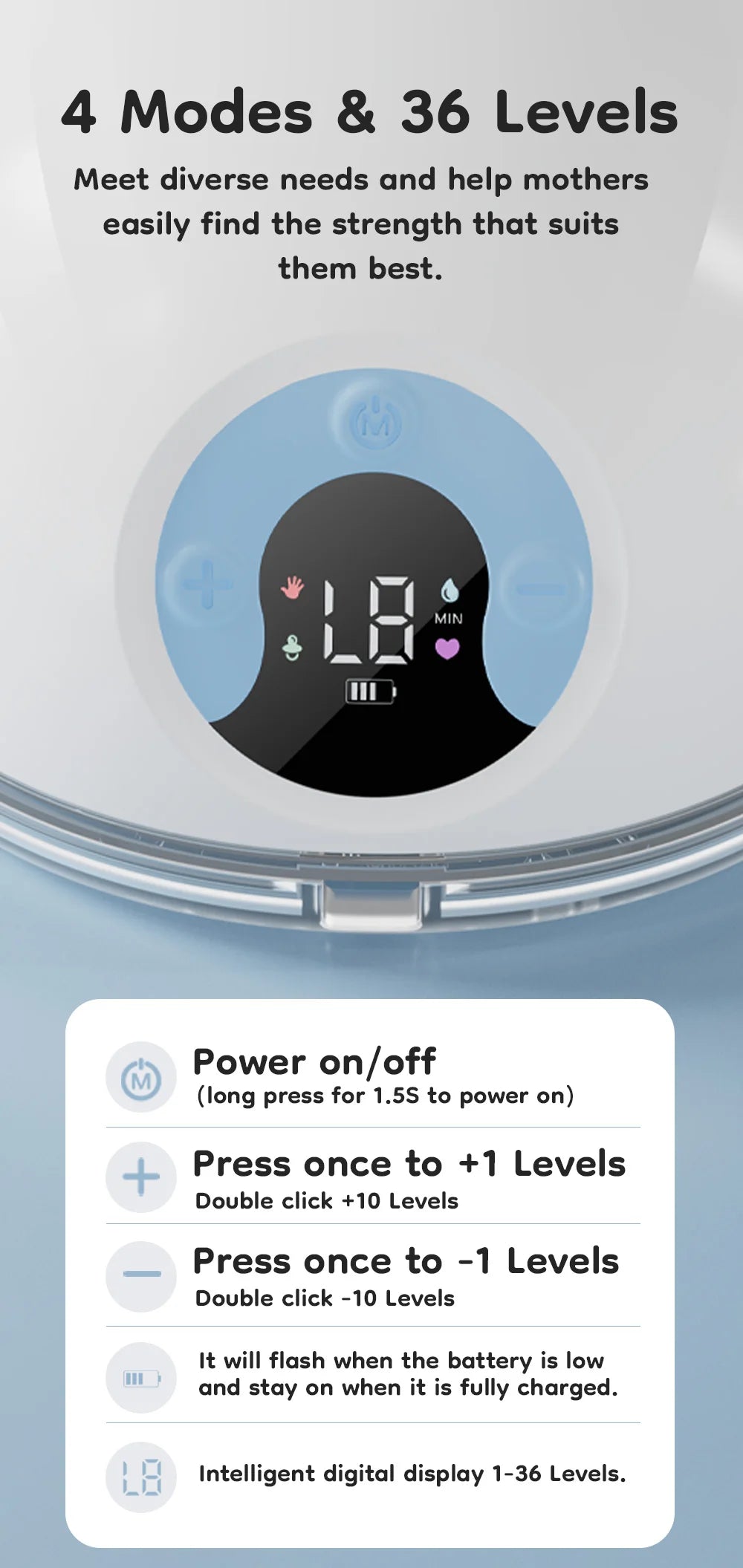 Lumira™ Hands-Free Wearable Breast Pump