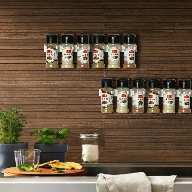 Support mural pour pots à épices – Organisateur de cuisine gain de place