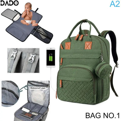 LumiNest™ Baby Diaper Backpack