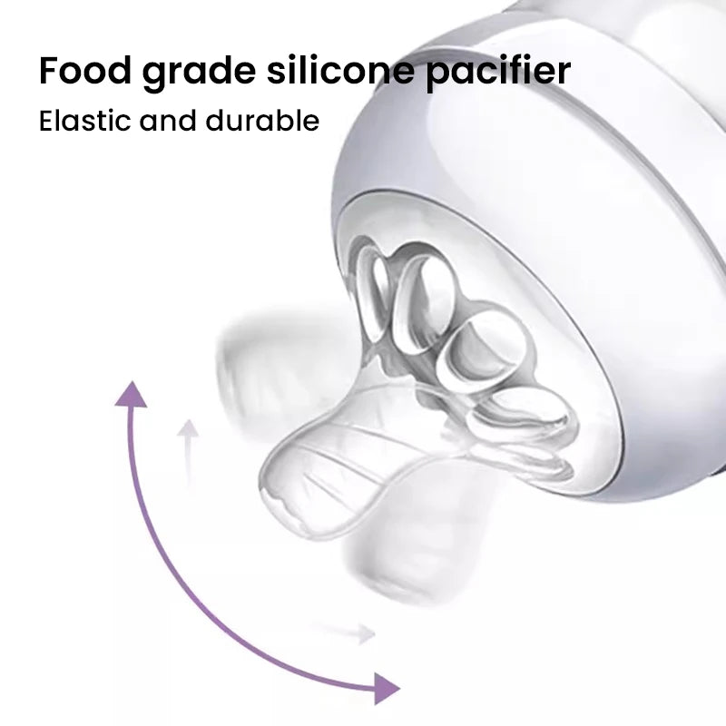 PureNest™ BPA-Free Glass Baby Bottle for Newborns | Anti-Colic Wide Neck Feeding Bottle
