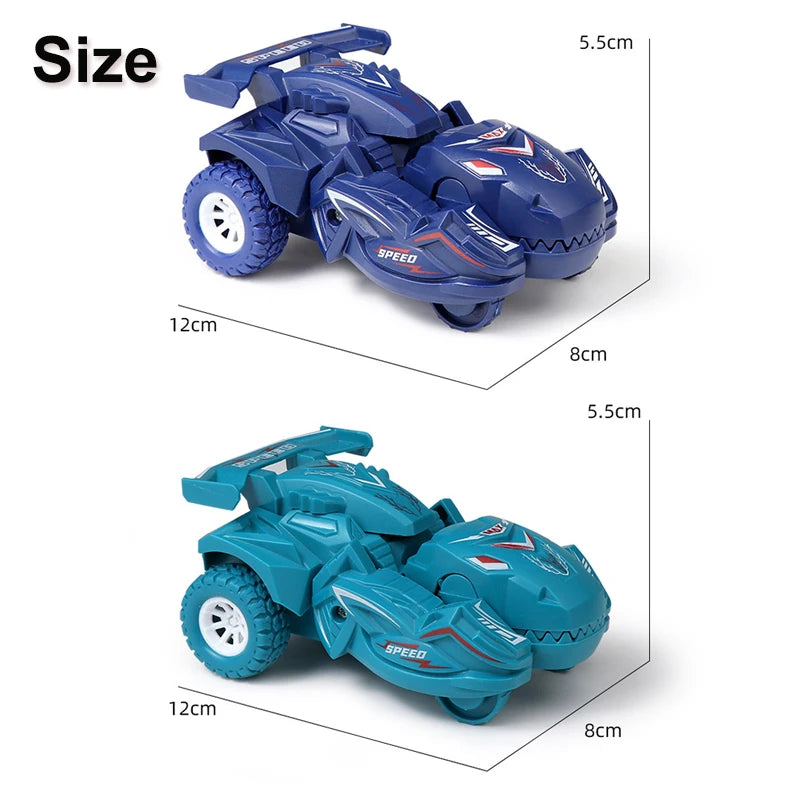 Regalo de coche de dinosaurio de transformación automática para niños