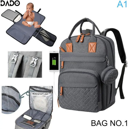 LumiNest™ Baby Diaper Backpack