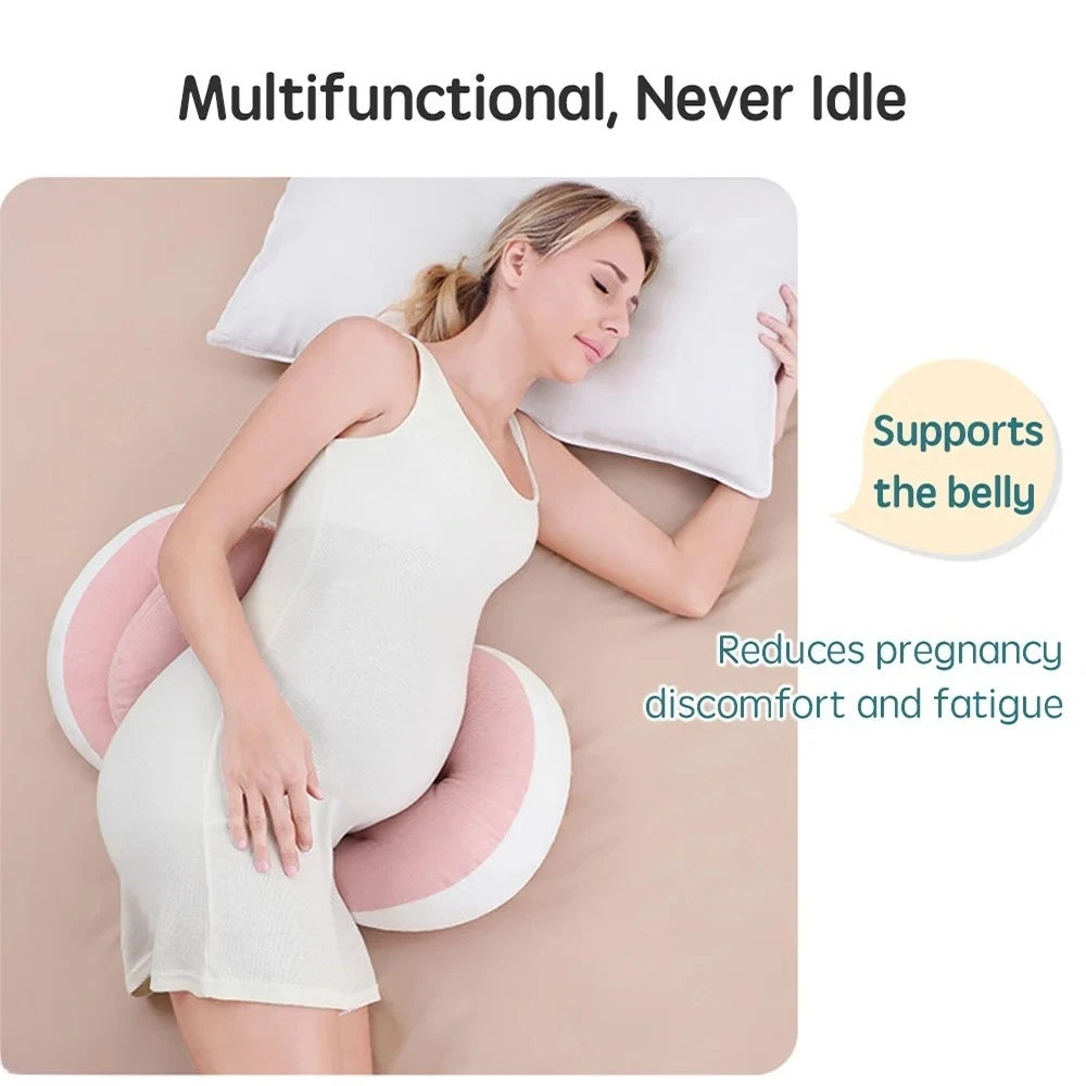 Almohada de apoyo para espalda y vientre SerenaNest™ para embarazadas