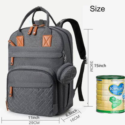 LumiNest™ Baby Diaper Backpack
