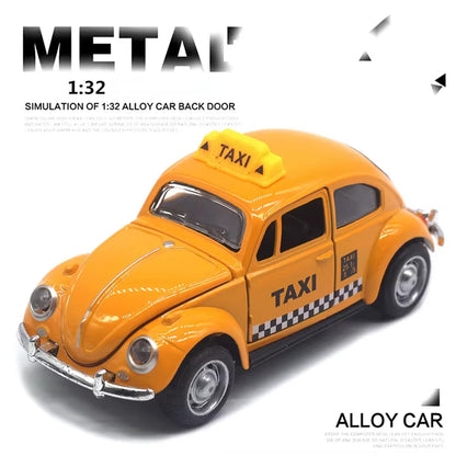Voiture miniature vintage en alliage à l'échelle 1:32 pour enfants