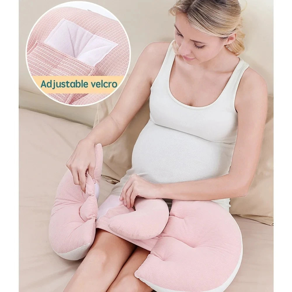 Almohada de apoyo para espalda y vientre SerenaNest™ para embarazadas