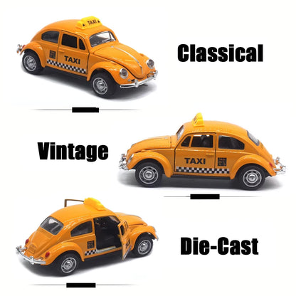 Voiture miniature vintage en alliage à l'échelle 1:32 pour enfants