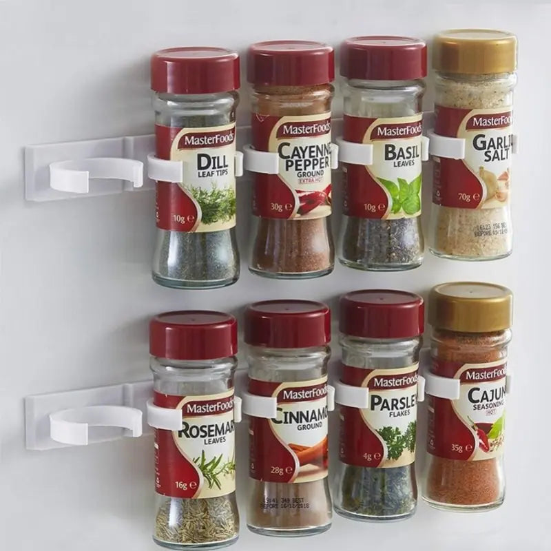 Support mural pour pots à épices – Organisateur de cuisine gain de place