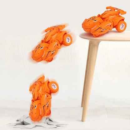 Regalo de coche de dinosaurio de transformación automática para niños