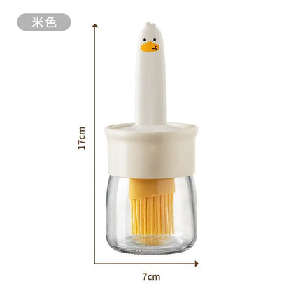 Flacon à pinceau à huile anti-goutte – Outil de cuisine facile