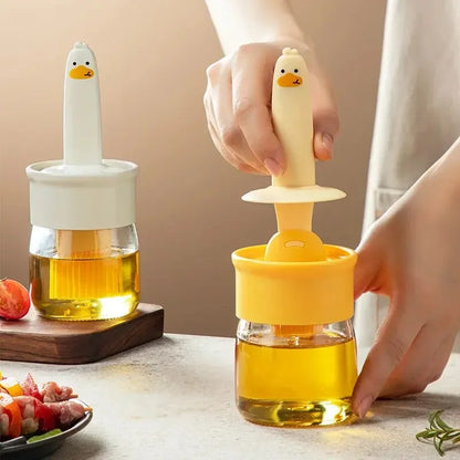 Flacon à pinceau à huile anti-goutte – Outil de cuisine facile