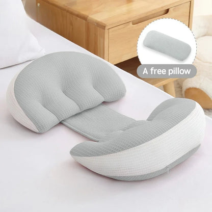 Almohada de apoyo para espalda y vientre SerenaNest™ para embarazadas