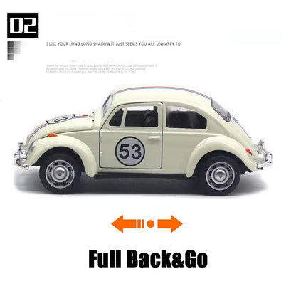 Voiture miniature vintage en alliage à l'échelle 1:32 pour enfants