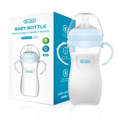 PureNest™ easy-to-clean baby bottle with wide opening