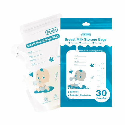 PureNest™ premium breast milk bags for safe refrigerator and freezer storage