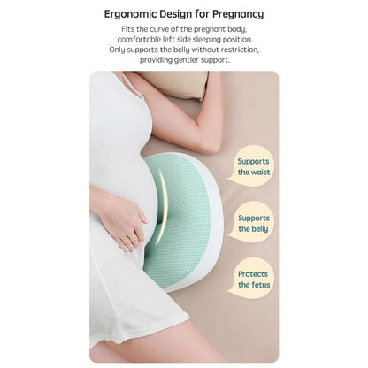 Almohada de apoyo para espalda y vientre SerenaNest™ para embarazadas