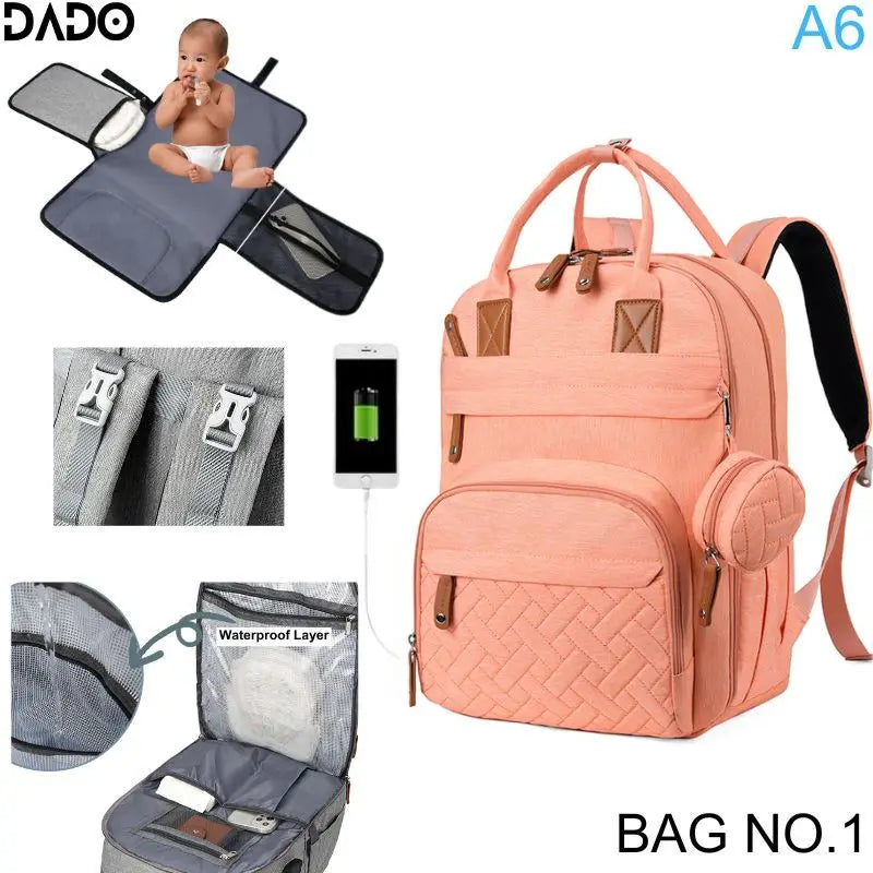 LumiNest™ Baby Diaper Backpack