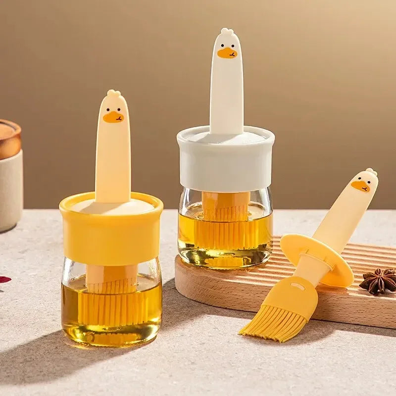 Flacon à pinceau à huile anti-goutte – Outil de cuisine facile