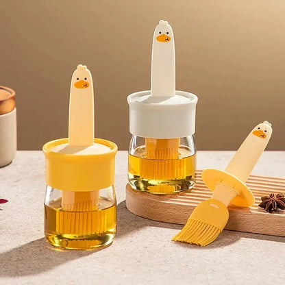 Flacon à pinceau à huile anti-goutte – Outil de cuisine facile