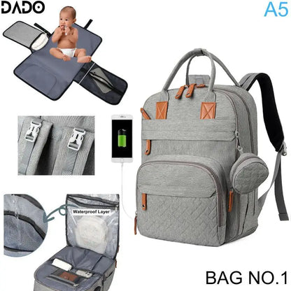 LumiNest™ Baby Diaper Backpack