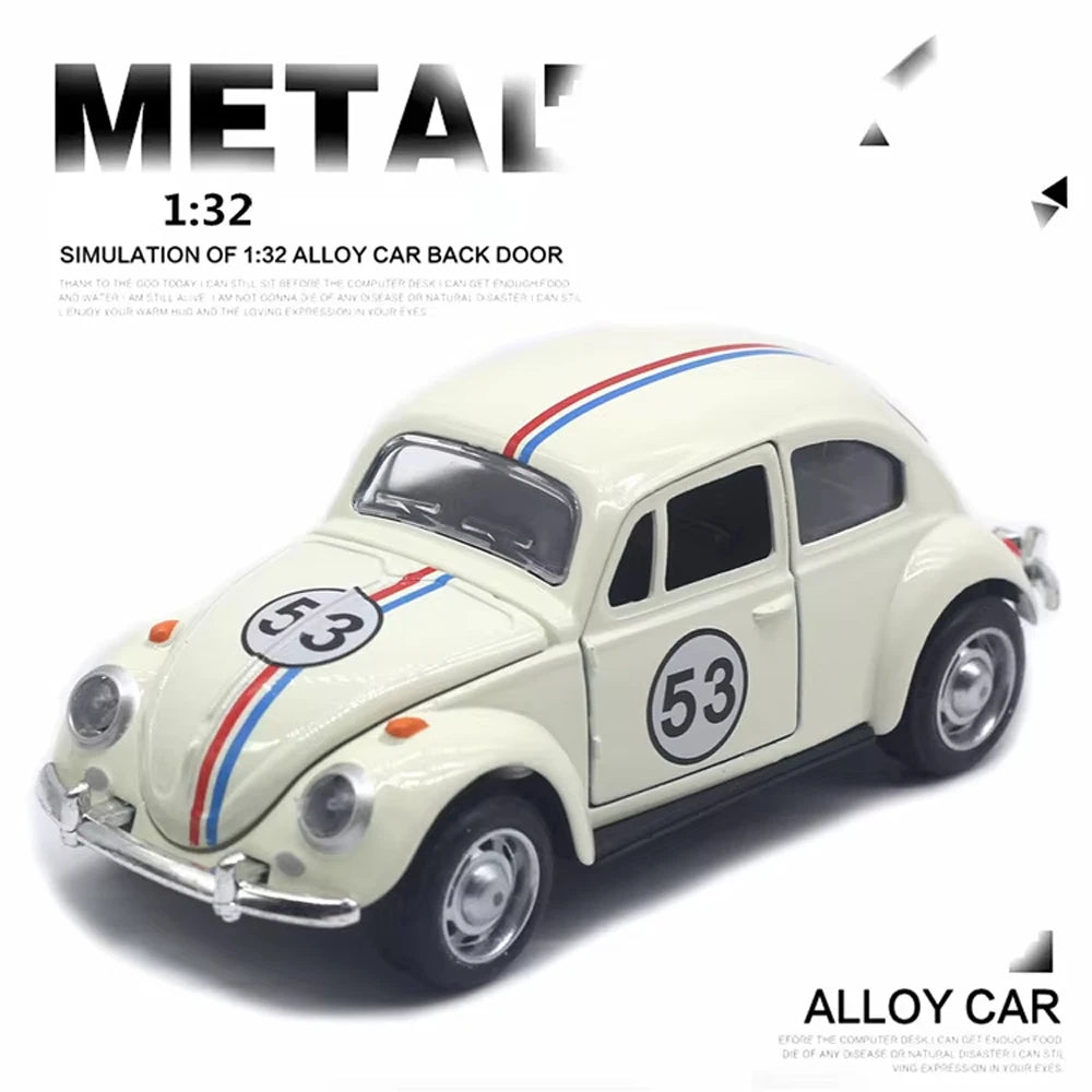 Voiture miniature vintage en alliage à l'échelle 1:32 pour enfants