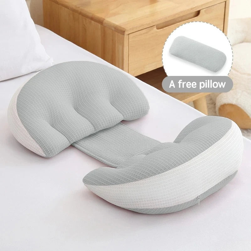 Almohada de apoyo para espalda y vientre SerenaNest™ para embarazadas