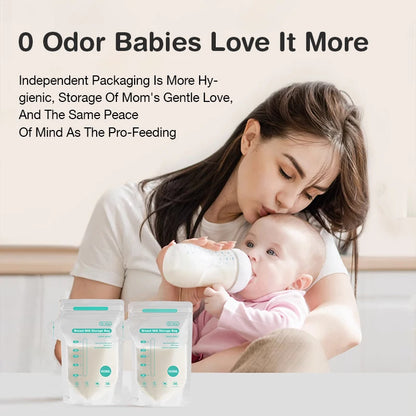 PureNest™ breast milk storage bags for pumping and freezing milk