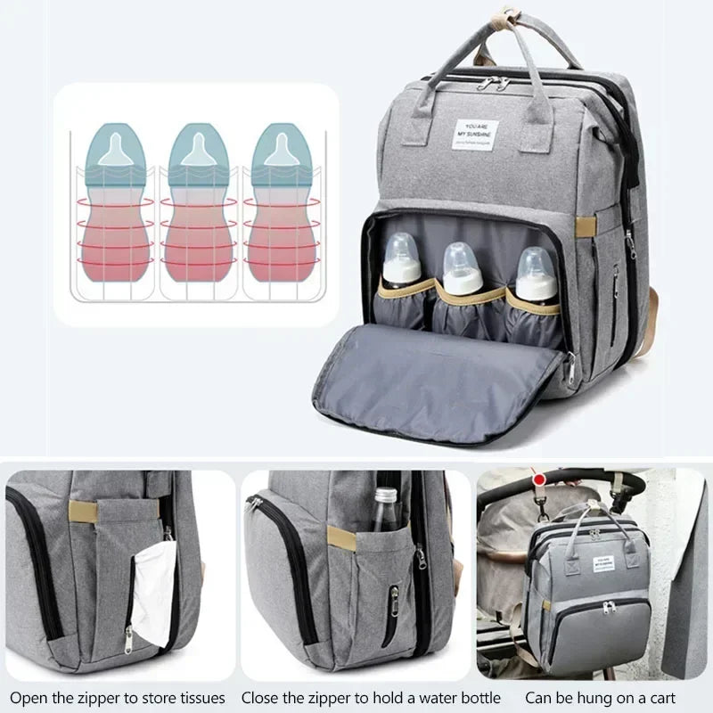 NestCarry™ Travel Diaper Backpack
