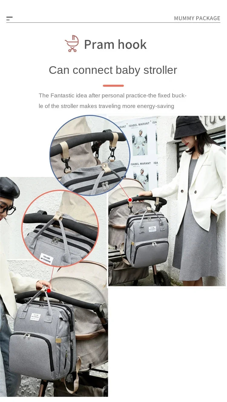 NestCarry™ Travel Diaper Backpack