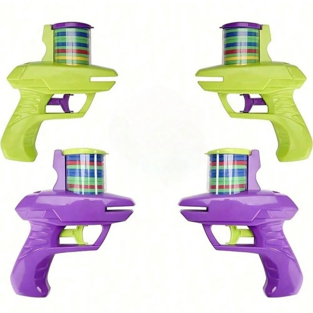 Lanceur de disques en mousse pour enfants, à utiliser à l'intérieur comme à l'extérieur