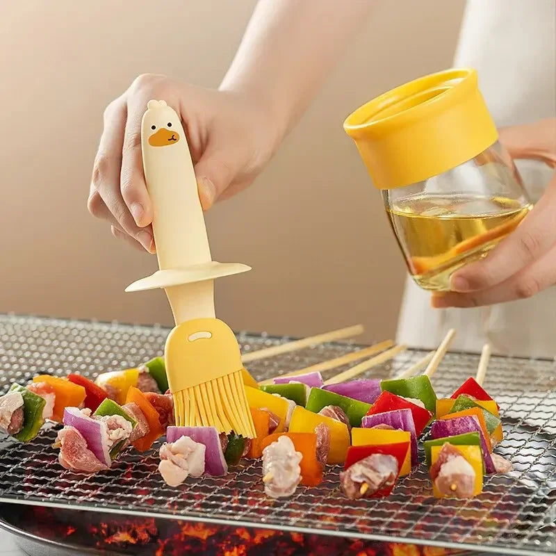 Flacon à pinceau à huile anti-goutte – Outil de cuisine facile