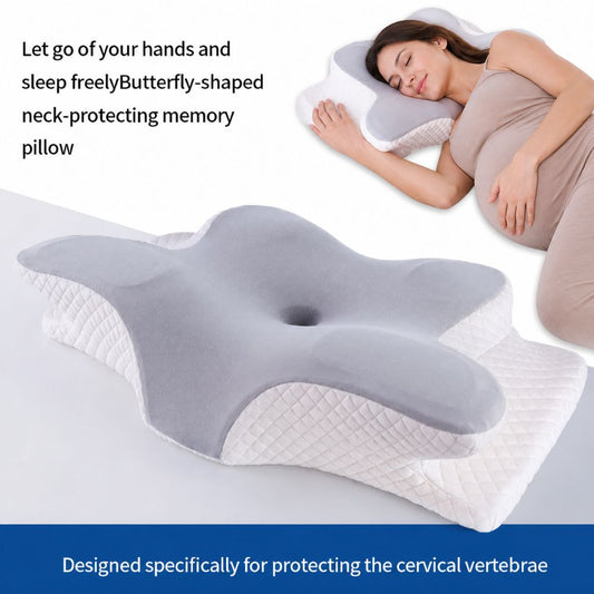 SerenaSleep™ Butterfly Memory Foam Cervical Pillow