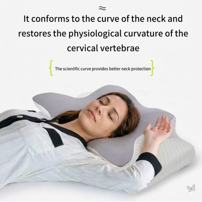 SerenaSleep™ Butterfly Memory Foam Cervical Pillow