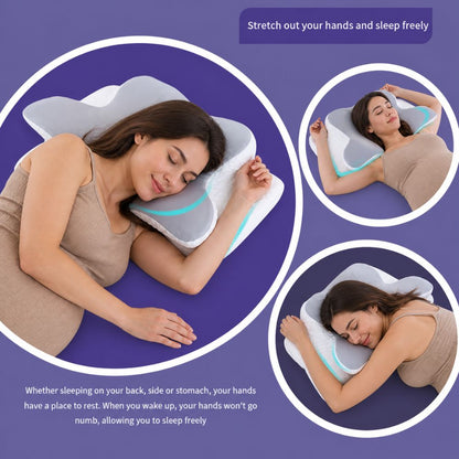 SerenaSleep™ Butterfly Memory Foam Cervical Pillow